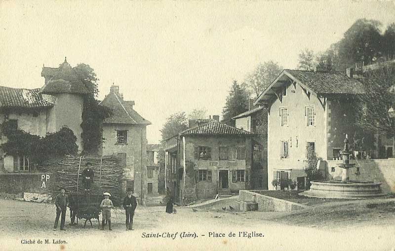 carte postale saint chef
